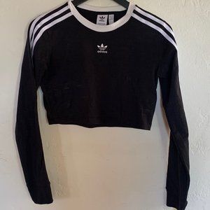 Adidas Long Sleeve Crop Top